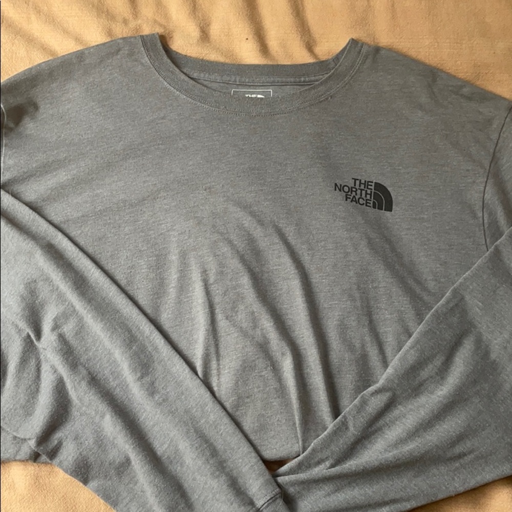 The North Face Long Sleeve Grey T-Shirt